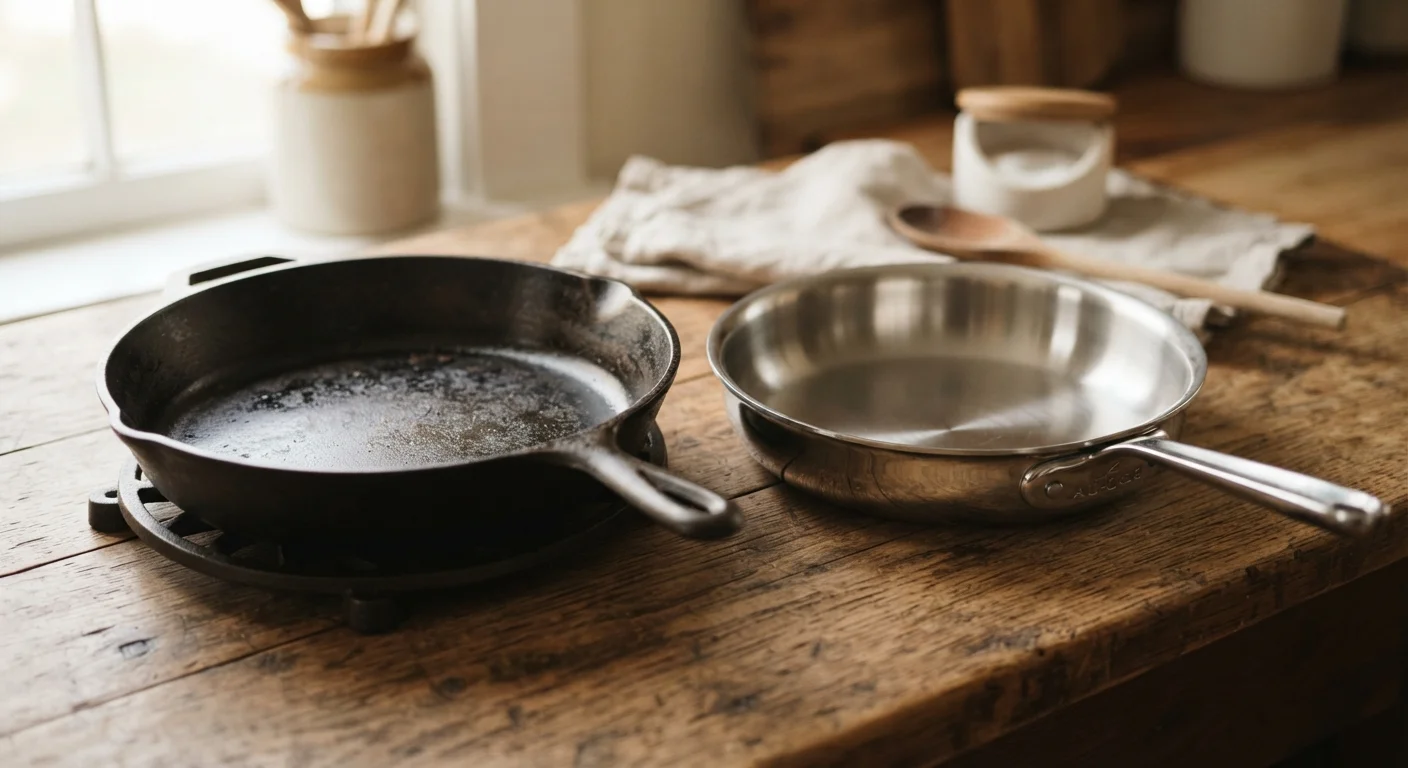 Cast Iron vs. Stainless Steel Cookware: What Actually Matters in a Home Kitchen
