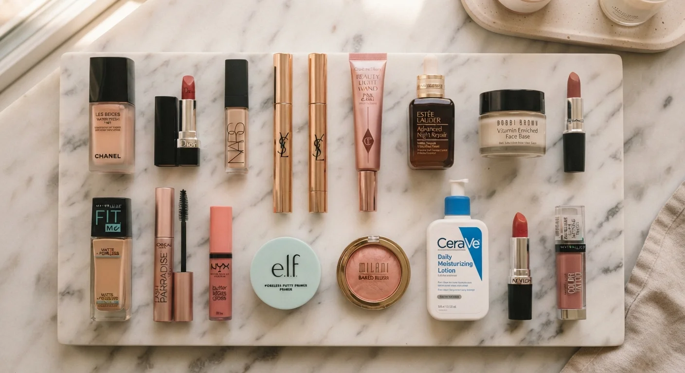 Drugstore vs. Department Store Beauty: What the Price Gap Really Reflects