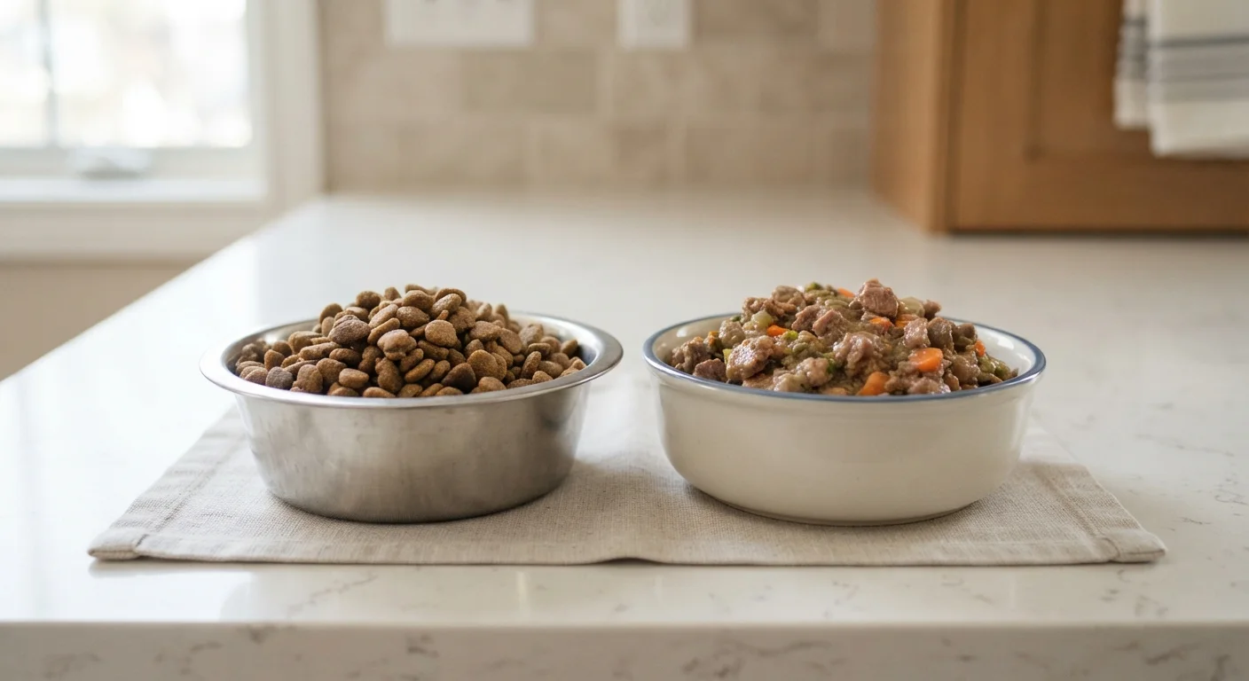 Dry Kibble vs. Wet Food: What the Nutrition Difference Actually Means