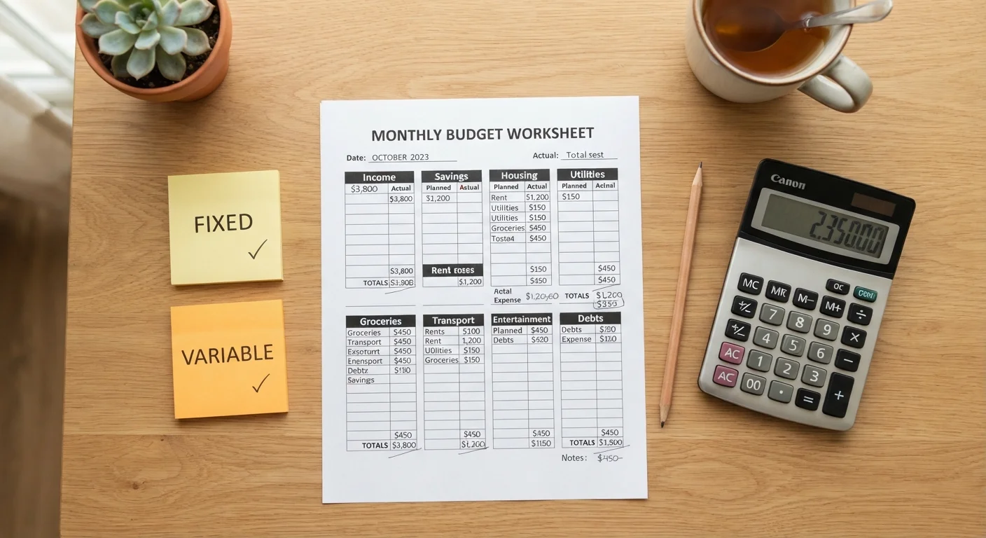 Fixed vs. Variable Expenses: Why the Difference Matters When You're Building a Budget