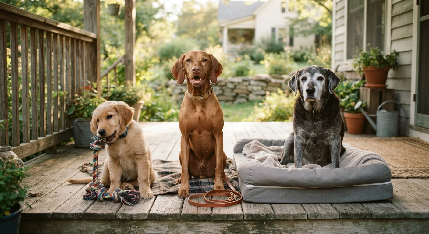 How Pet Supply Needs Shift as Your Dog Ages