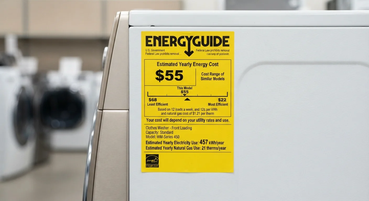 How to Read an Energy Guide Label on Home Appliances