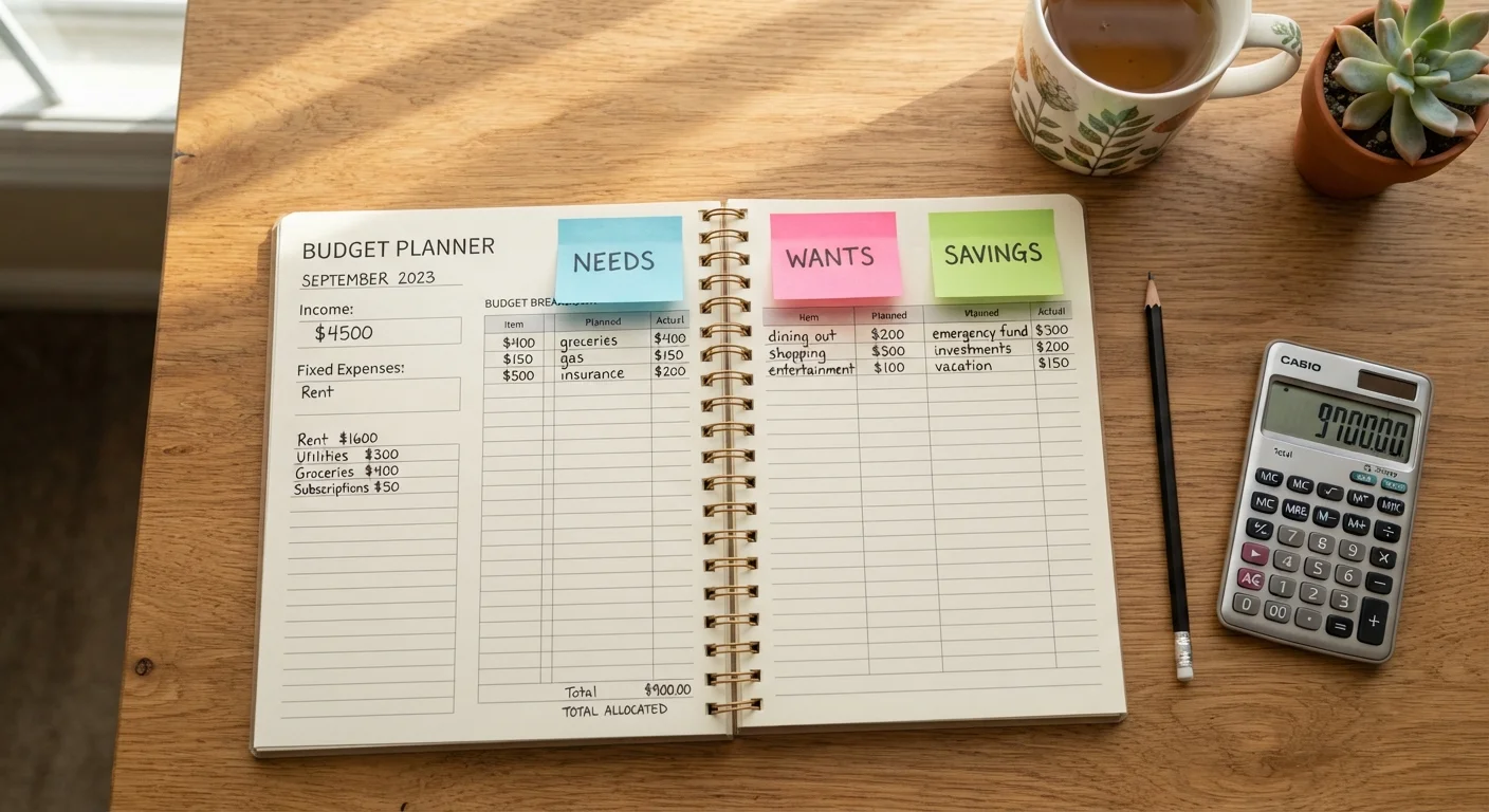 Needs vs. Wants vs. Savings: The Three-Category Framework Every Budget Relies On