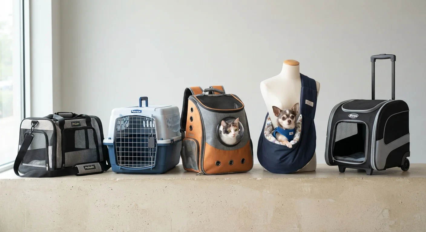 Pet Carrier Types Explained: Soft-Sided, Hard Shell, Backpack, and Sling