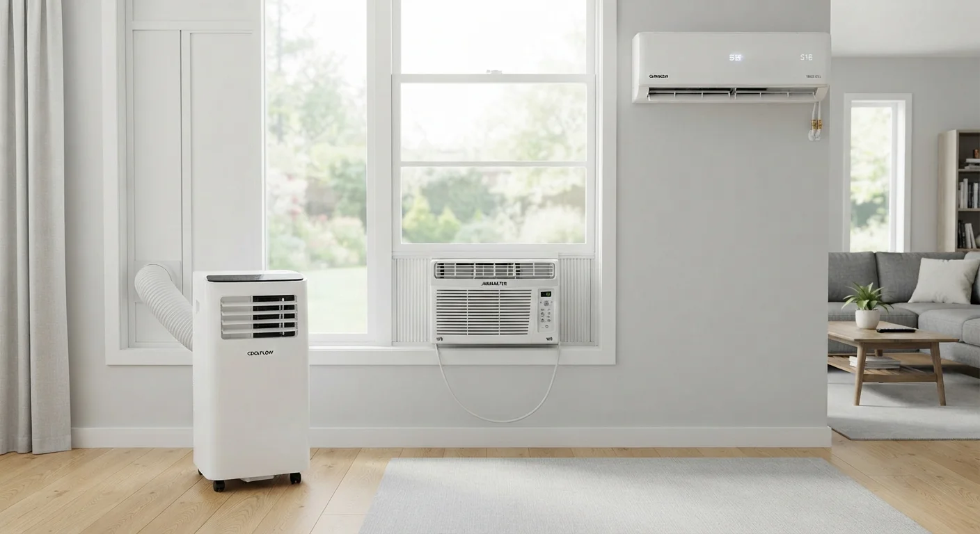 Portable vs. Window vs. Split Air Conditioners: Cooling Coverage Explained
