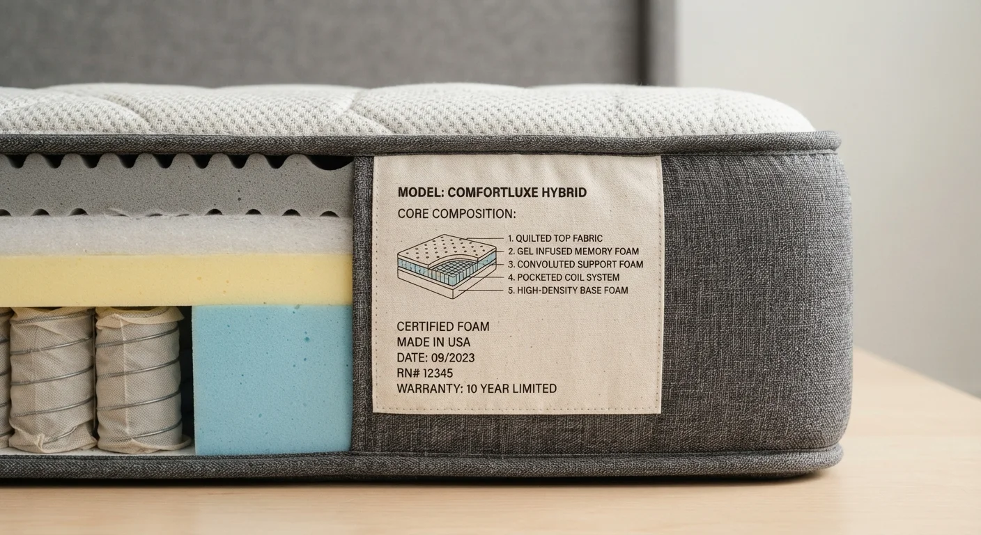 Reading Between the Lines of a Mattress Label