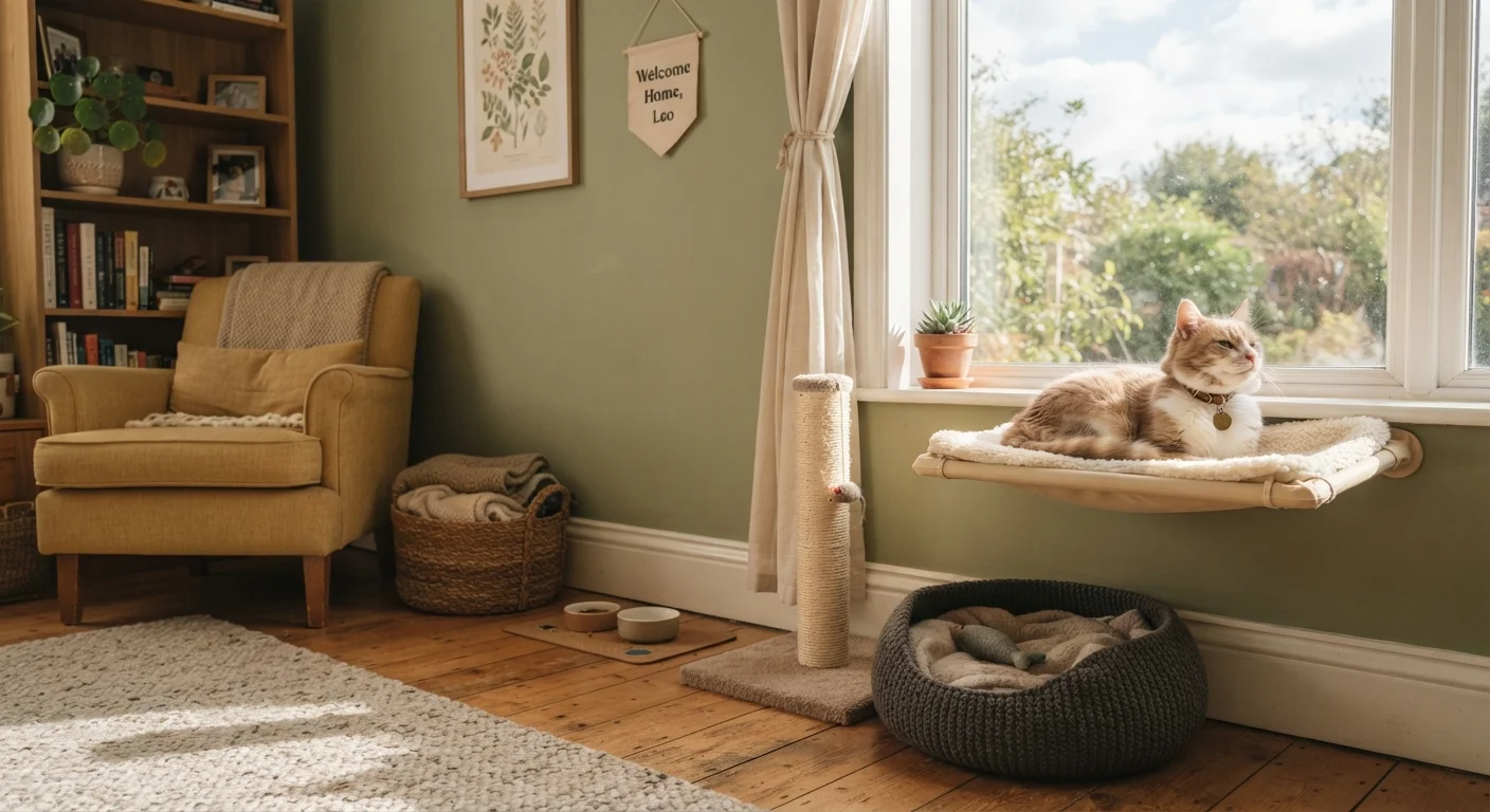 Setting Up a Safe, Enriching Space for a New Cat