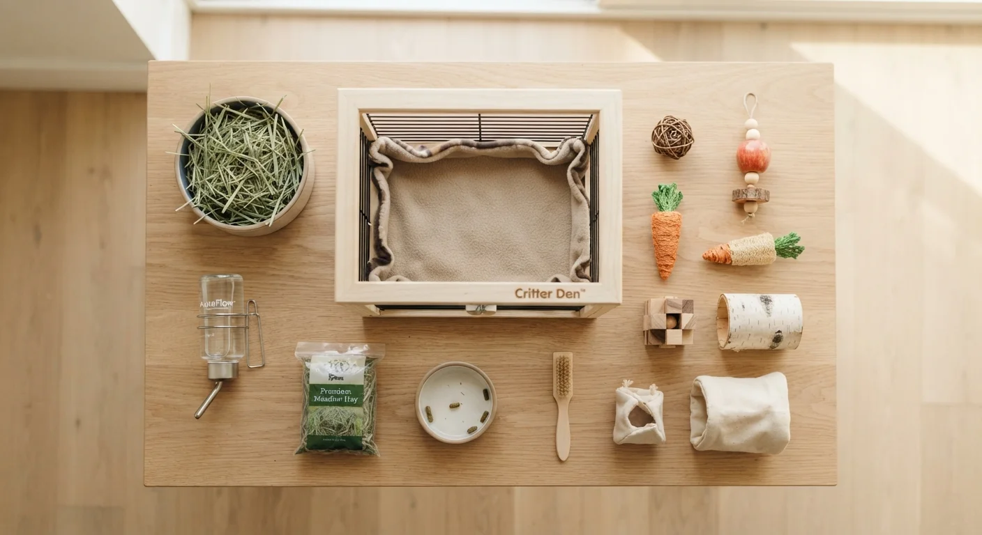 Small Pet Supplies: What Guinea Pigs, Hamsters, and Rabbits Each Actually Need
