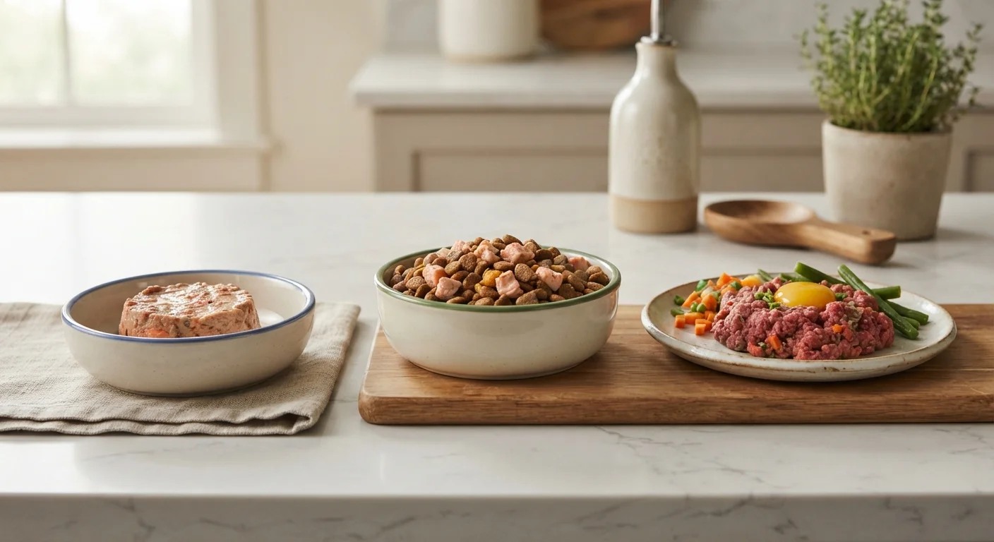 Wet Food, Dry Kibble, or Raw: Understanding the Trade-Offs for Cats