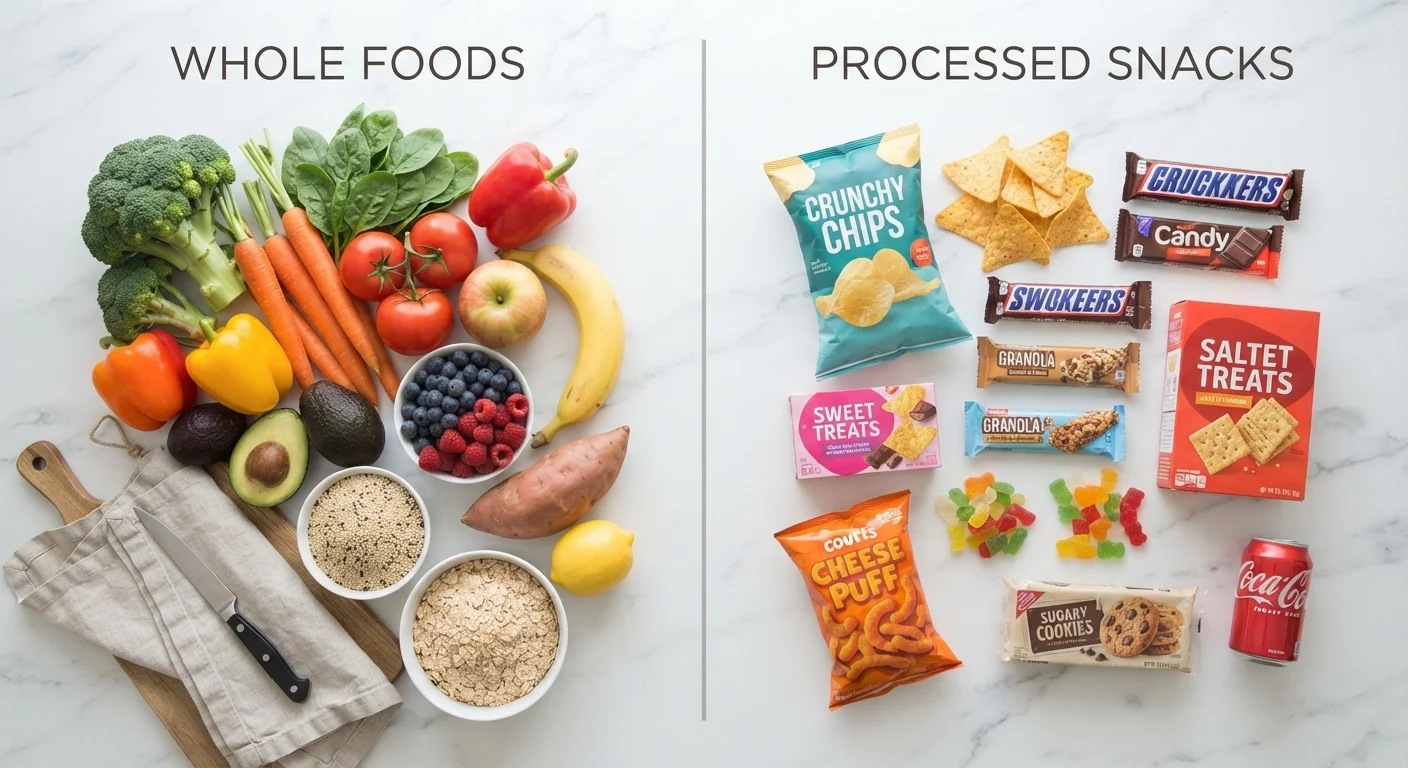 Whole Foods vs. Processed Foods: Understanding the Real Difference